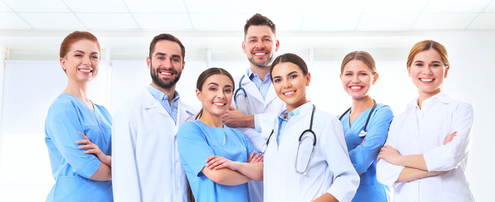 group of doctors and nurse